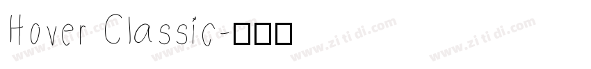 Hover Classic字体转换